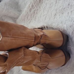 Vintage Aldo boots leather midcaf butter soft leather Western  Boots